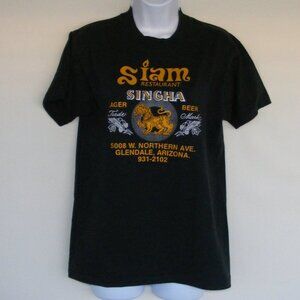 Vintage Siam Restaurant Tshirt, M, Singha Beer, Glendale AZ, Single Stitch